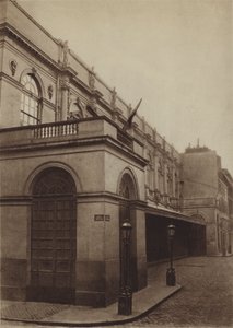 El antiguo Ópera de la calle Le Peletier de (after) French Photographer