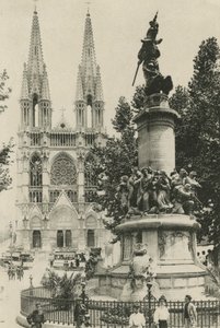 Marsella: Les Reformes y el Monument des Mobiles (foto b/n) de (after) French Photographer