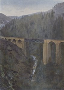 Puente del ferrocarril en Liorant
