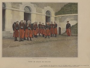 Puesto de Policía de Zuavos de (after) French Photographer