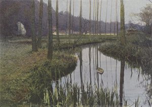 Vaux de Cernay, Le Ruisseau (foto coloreada)