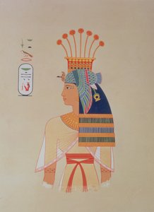 746.c.1. & f.8 Retrato de la reina Nebto, hija de Ramses-Meiamoun, de 