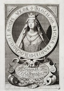 Retrato de la reina Clotilde de (after) French School