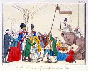 Las tres órdenes de Francia según una pintura conservada en el ayuntamiento de Aix en Provence. Caricatura sobre la desigualdad de las tres órdenes después de la revolución de 1789.