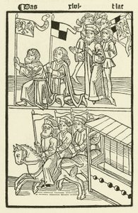 Investidura de Federico I de la casa de Hohenzollern como Margrave de Brandeburgo de (after) German School
