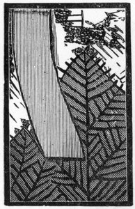 Carta de juego japonesa con imagen de una hoja de (after) Japanese School