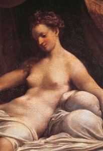 Dánae, hacia 1531, de Antonio Allegri, conocido como Correggio (1489-ca 1534), óleo sobre lienzo de (c.1489 1534) Correggio