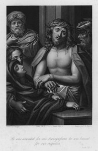 Cristo coronado de espinas, Isaías LIII, 5 de (c.1489 1534) (after) Correggio