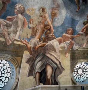 Efebos, (detalle) de La Asunción de la Virgen de (c.1489 1534) Correggio