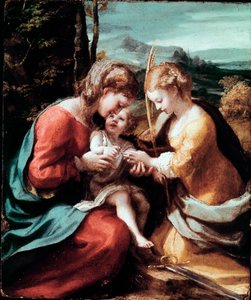El Matrimonio Místico de Santa Catalina de Alejandría de (c.1489 1534) Correggio