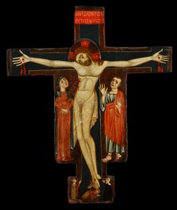 Crucifijo, finales del 1200 (temple sobre tabla) de (studio) Master of the Magdalene Altarpiece