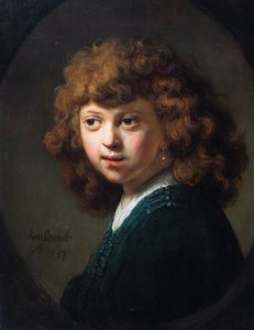Retrato de un niño de (studio of) Rembrandt Harmensz. van Rijn