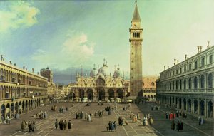 Piazza San Marco, Venecia, c.1730-35 de Giovanni Antonio Canal
