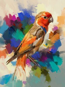 Pájaro pintor de Mario Witt