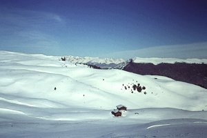 Nieve en los Alpes