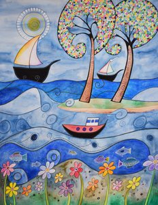 junto al mar