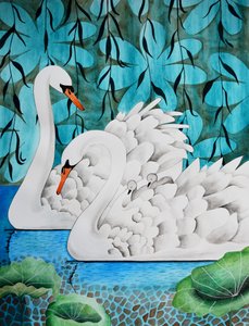Familia Swan de Marys Watercolors