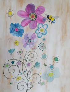 Las abejas y sus flores