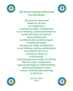 La pintura de paz de Rosental para este mundo de Johanna Thier