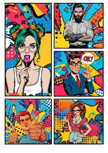 Cómic Popart "OK