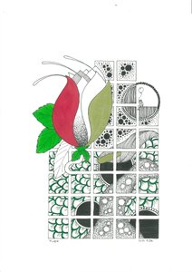 el tulipán y el globo