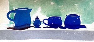 Cuatro azules de Simon Fletcher
