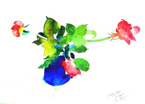 Rosas de Jackie 35 x56 de Simon Fletcher