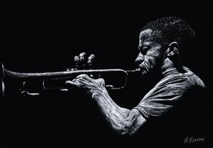 Trompetista de jazz contemporáneo de Richard Young