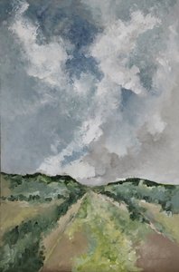 Carretera en verde