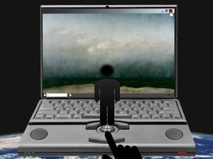 La vista en el cuadro (de la serie: Ventanas) de Alexander Eibach