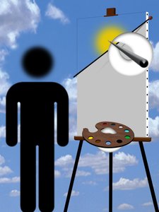Maler und Modell (III) de Alexander Eibach