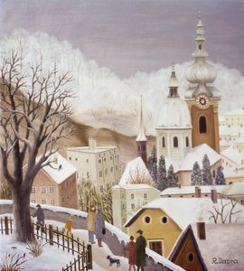 Festungsgasse en invierno