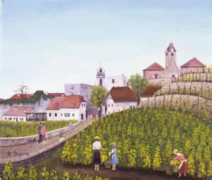 Vendimia en Dürnstein