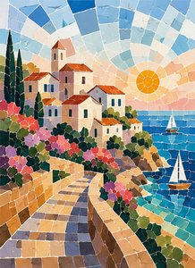 Sueños mediterráneos en mosaico