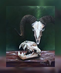 Memento mori (Estudio de cráneos de animales)