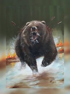 La última furia (Oso atacante)