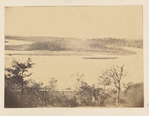 Remontando el río Appomattox, desde Point of Rocks de A.J. Russell