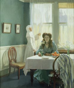 Interior de una casa religiosa de A.M. Mitchell