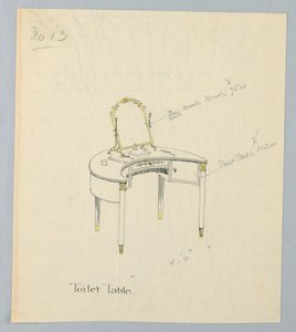 Diseño para Mesa de Tocador No. 13