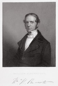 William Hickling Prescott, grabado por Thomas B. Welch (1814-74) de A.S. and Hawes, J. Southworth