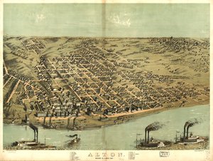 Alton, Condado de Madison, Illinois 1867. LOC 73693340
