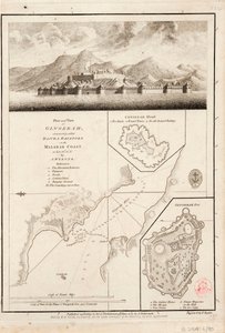 Plano y vista de Gingerah de A.& Dalrymple Alexander & Begbie P. Werner
