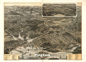 Ciudad de Hingham, Condado de Plymouth, Mass. 1885.