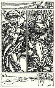 Ilustración para In Memoriam de Tennyson (grabado)