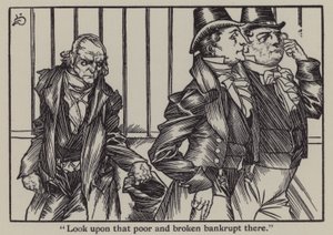 Ilustración para Los Ensayos de Elia de Charles Lamb de A. Garth Jones