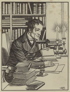 Ilustración para The Essays of Elia de Charles Lamb de A. Garth Jones