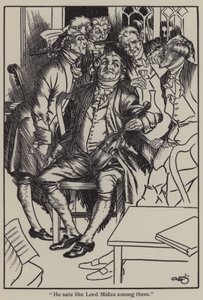 Ilustración para The Essays of Elia de Charles Lamb de A. Garth Jones