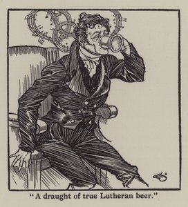 Ilustración para The Essays of Elia de Charles Lamb de A. Garth Jones