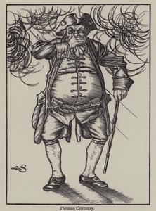 Ilustración para Los Ensayos de Elia de Charles Lamb de A. Garth Jones