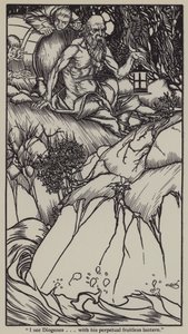 Ilustración para Los Ensayos de Elia de Charles Lamb de A. Garth Jones